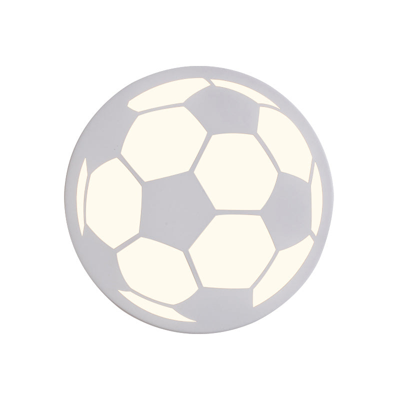 White Shaded Wall Mounted Light Minimalist-Style LED Metal Wall Mounted Lighting