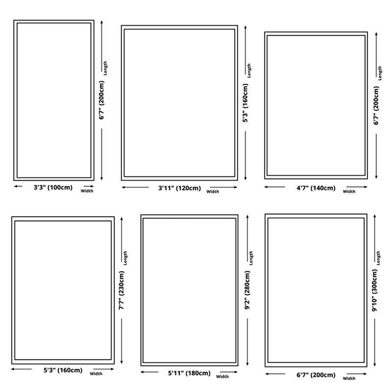 Fancy Geometric Area Rug Polyster Indoor Rug Washable Living Room Carpet with Non-Slip Backing