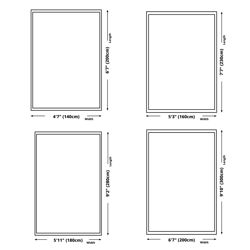 Funky Geometric Area Carpet Simplicity Indoor Rug Polyester Stain Resistant Carpet for Home Decor