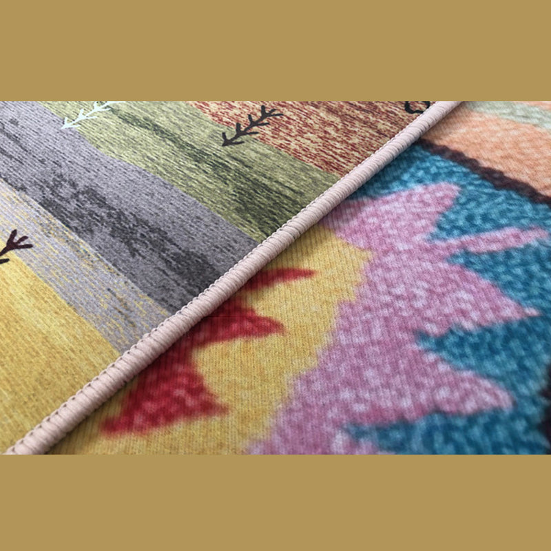 Colours Moroccan Rug Polyester Graphic Area Rug Stain Resistant Indoor Rug Home Decor