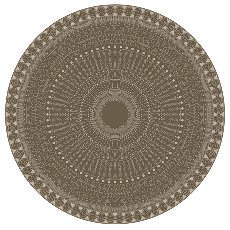 White Bedroom Area Carpet Bohemian Americana Pattern Rug Polyester Washable Rug
