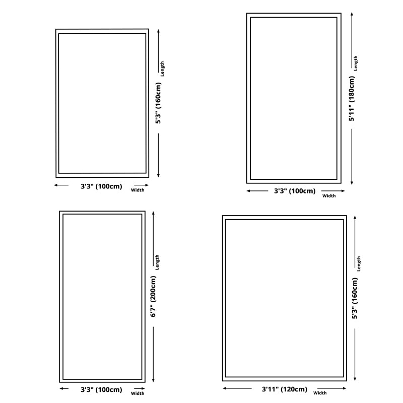 Yellow Modern Carpet Polyester Graphic Area Rug Non-Slip Backing for Living Room