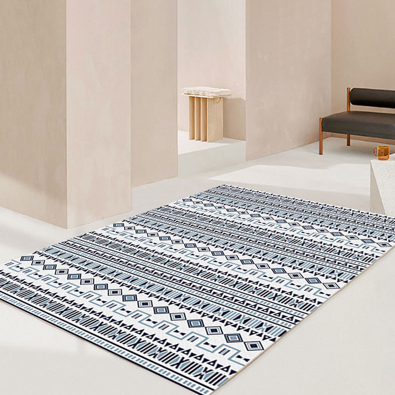 Bohemian Tribal Totem Teppich Klassiker Teppich Polyester Flecken widerstandsfähiger Innenteppich für Wohnzimmer