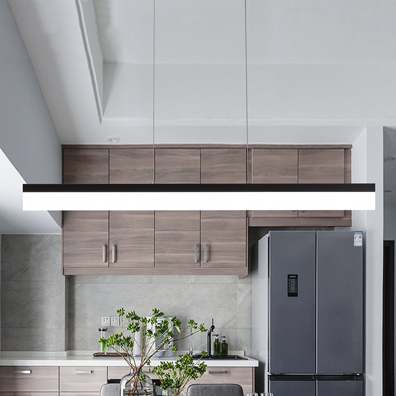 Luci del lampadario dell'isola moderna LED LED AFFEFIZIONE APPLICO LAGUE PER LA PAGA