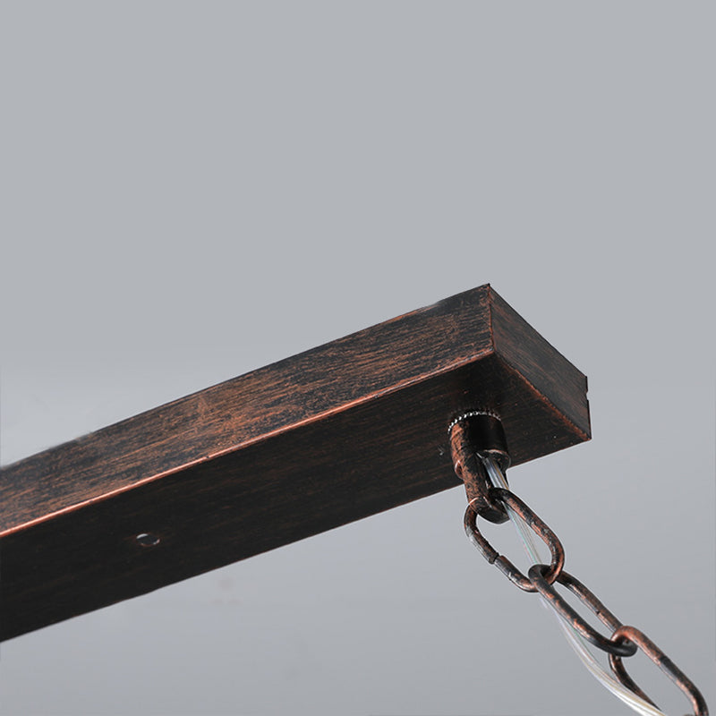 Isola da cucina industriale illuminazione lineare illuminazione isola lampade