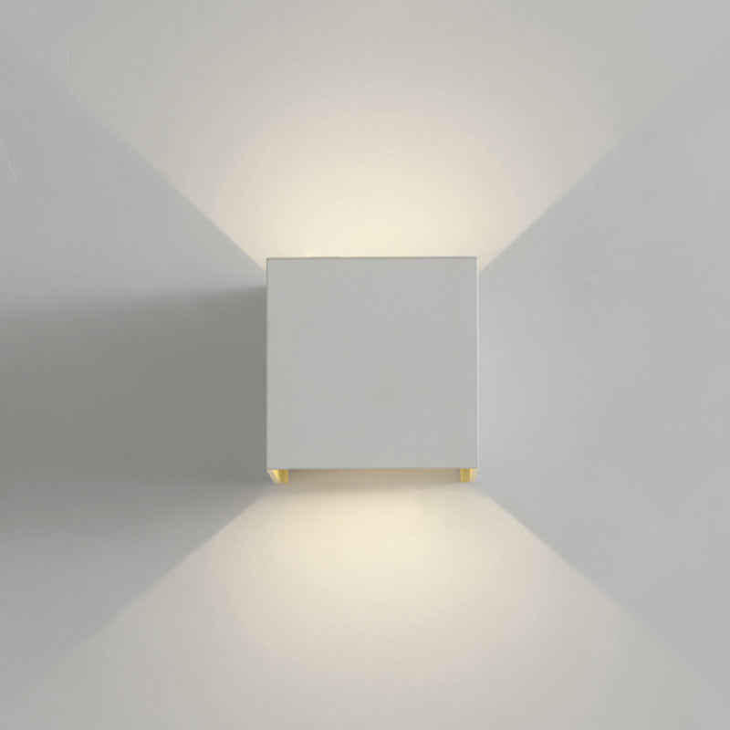 Aluminum 2-Lights Wall Sconces Lighting Fixtures Geometric Modern Style Wall Sconce Lamps