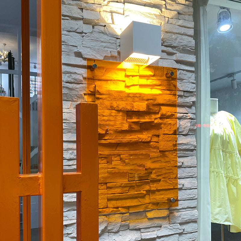 Aluminio de 2 luces Apliques de pared Flexiones de iluminación Geométricas Lámparas de apliques de pared de estilo moderno