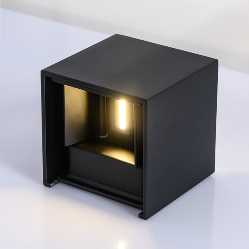 Aluminio de 2 luces Apliques de pared Flexiones de iluminación Geométricas Lámparas de apliques de pared de estilo moderno