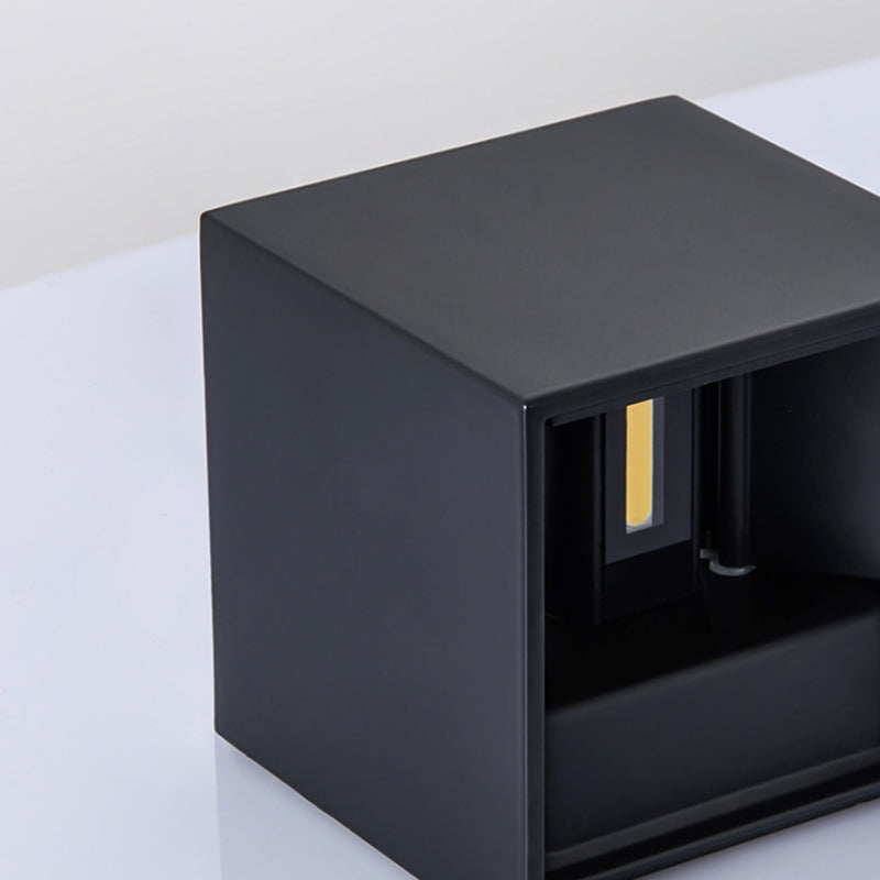 Aluminio de 2 luces Apliques de pared Flexiones de iluminación Geométricas Lámparas de apliques de pared de estilo moderno