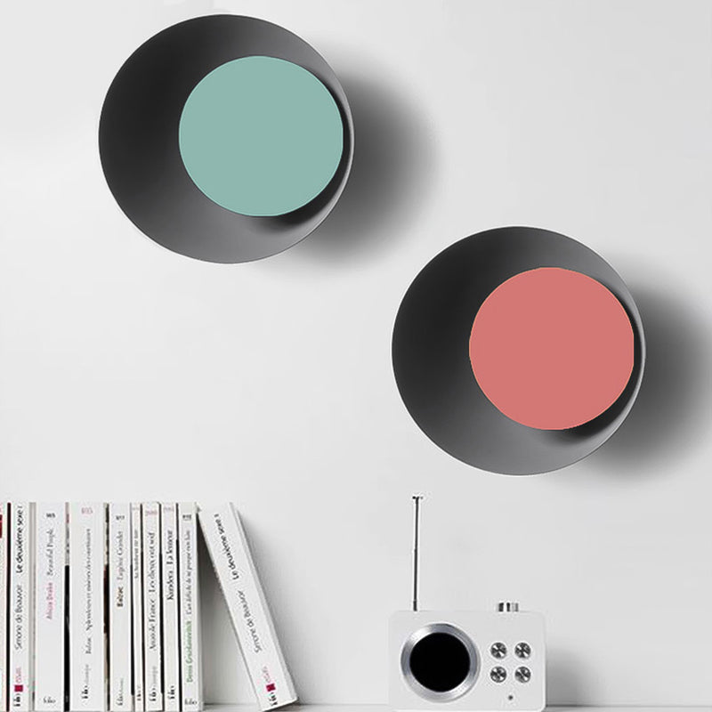 Moderni macaron moderni in stile ciotola ciotola sconde muro metallo 1 flioncini leggeri