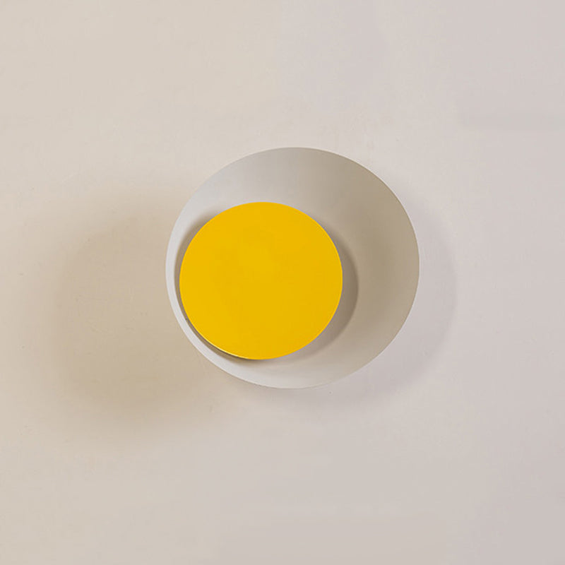 Moderni macaron moderni in stile ciotola ciotola sconde muro metallo 1 flioncini leggeri