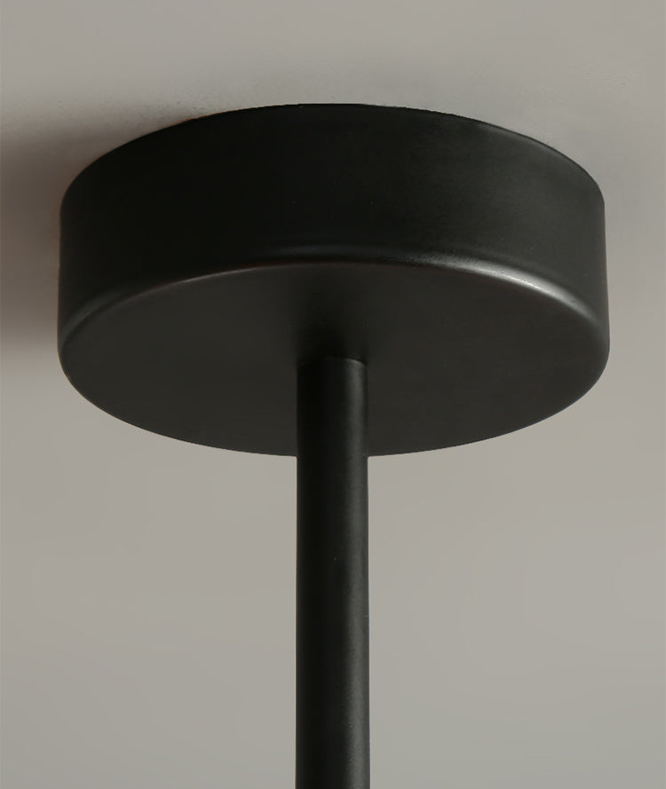 Contemporary Gold Black Iron Hanging Chandelier Ceiling Hanging Light Fixture