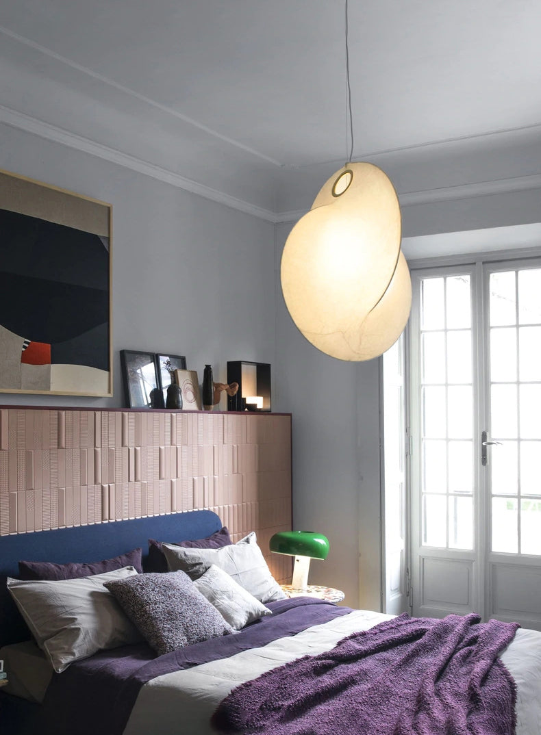 LUXE LUXE LUXE LUXE PENDANT SIGNER LUMINE WRRIGHE FER LAMPE PROSIBLE INDOOR AVEC SILK OBRE