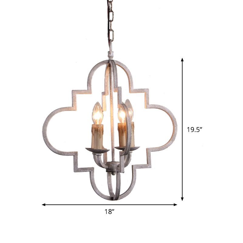 4 Lampen Kerzendecke