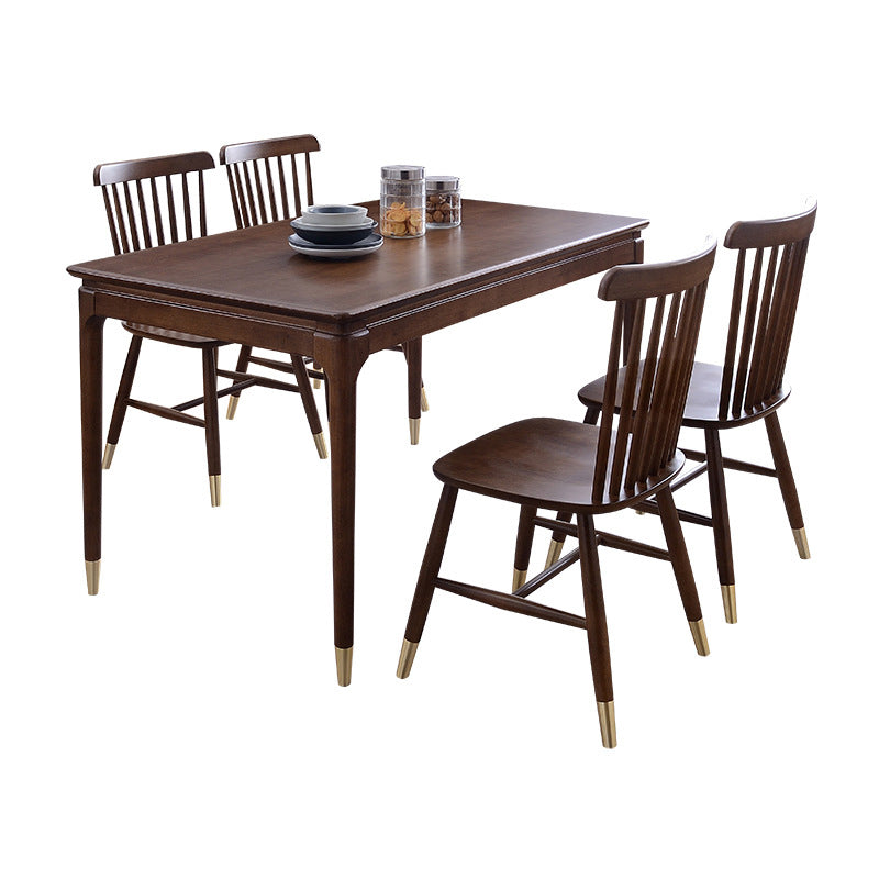 Contemporary Wooden Dining Set Standard Height Dining¬†Room¬†Table¬†Set for Home Use