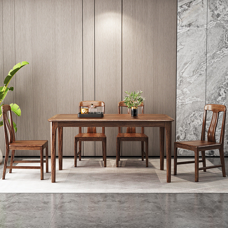 Modern Kitchen Solid Wood Dining Furniture Set with Rectangle Top Formal Dining¬†Room¬†Table¬†Set