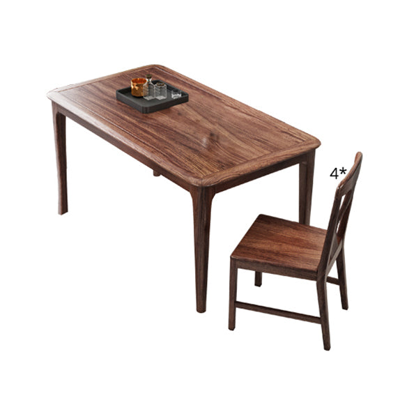 Modern Kitchen Solid Wood Dining Furniture Set with Rectangle Top Formal Dining¬†Room¬†Table¬†Set