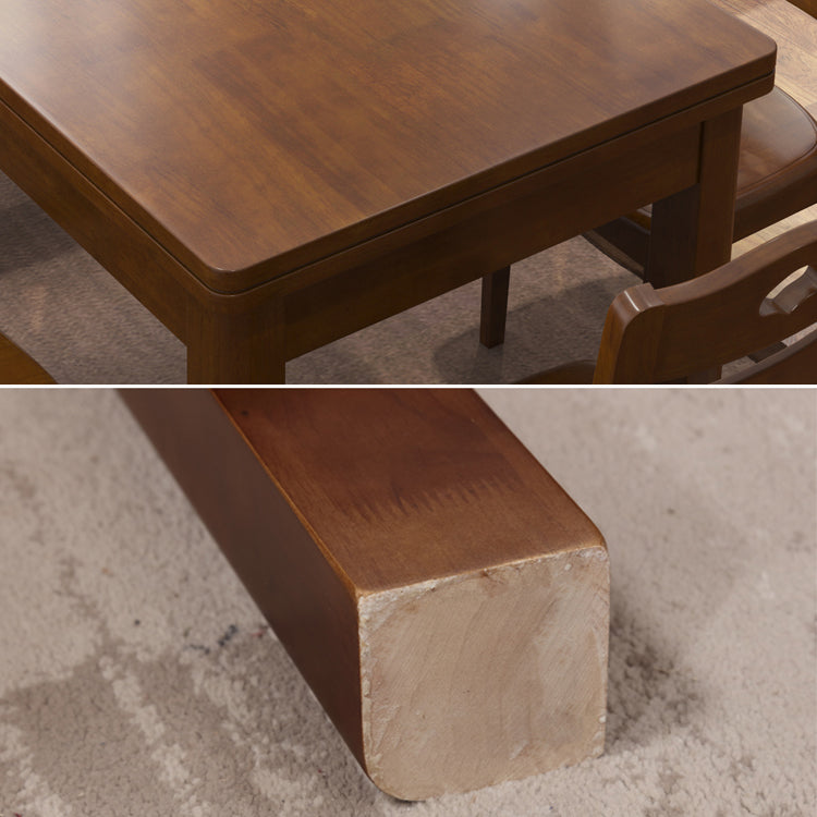 Traditional Standard Solid Wood Dining Room Set of Rectangle Shape for Kitchen Table Set