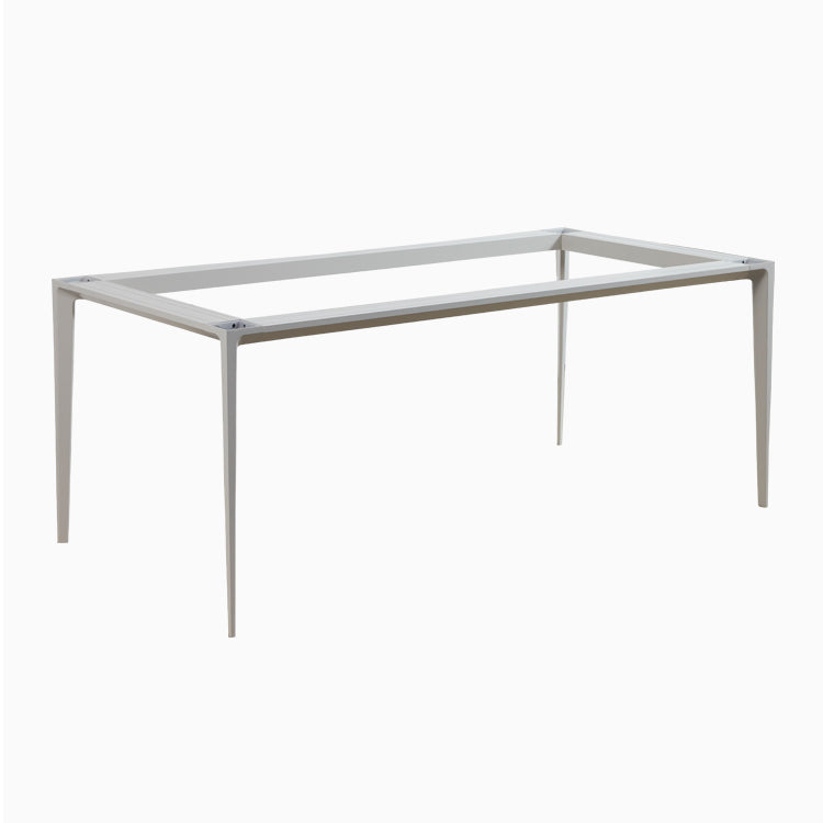 Conjunto de comedor de comedor estándar de piedra sinterizada contemporánea Juego de comedor de cocina en blanco