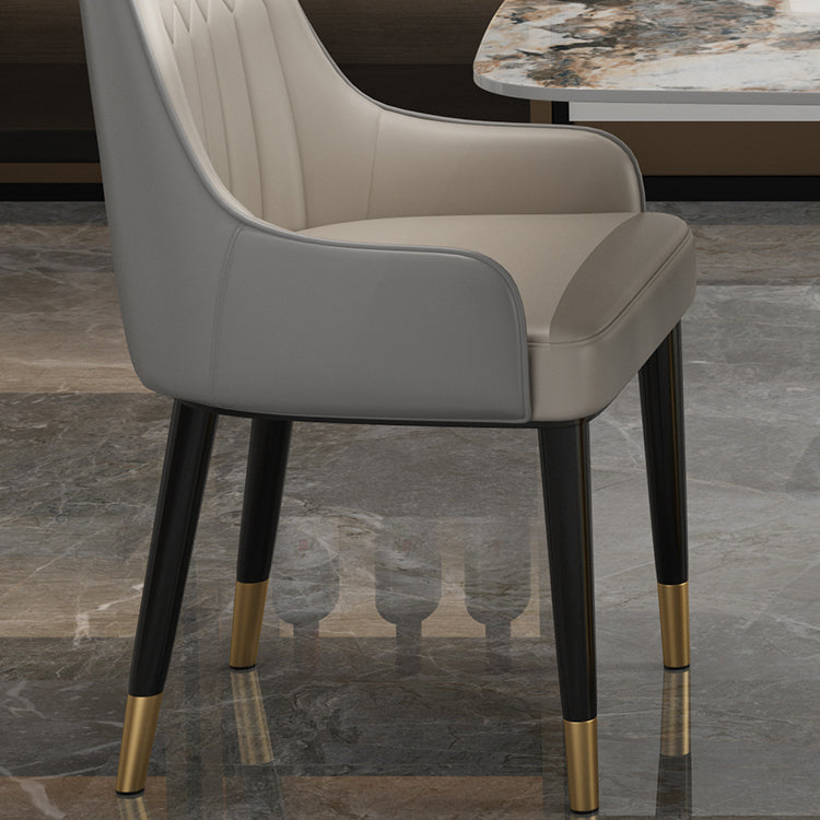 Conjunto de comedor de forma rectangular contemporánea muebles de mesa de comedor de piedra sinterizada para restaurante