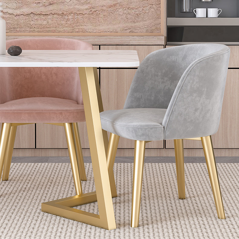 Modern Rectangle Shape White Dining Set Standard Sintered Stone Top Dining Set for Kitchen