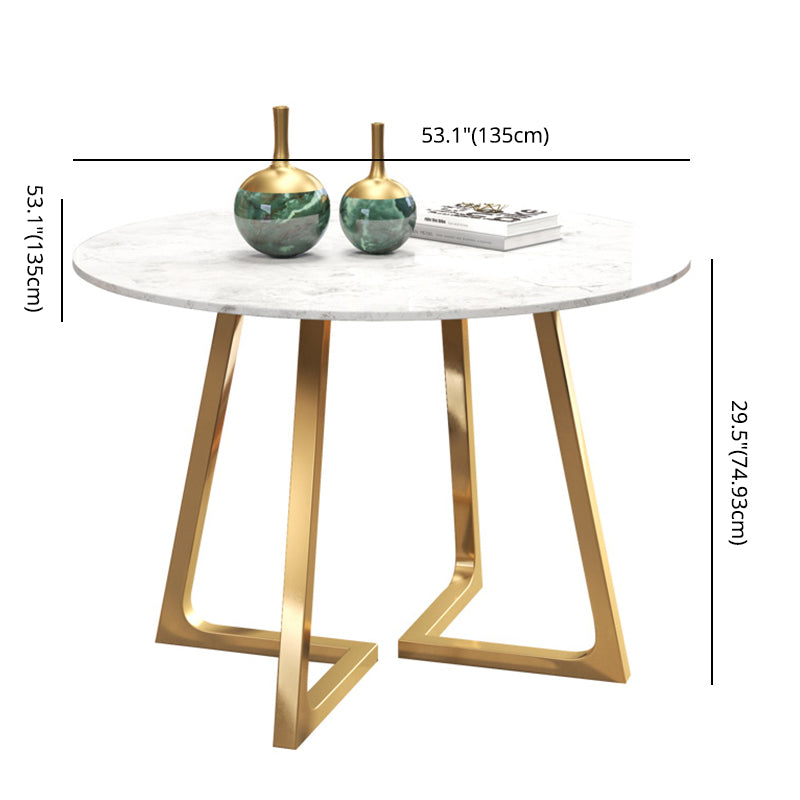 Scandinavian Style Fixed Dining¬†Room¬†Table¬†Set with 4 Legs Base Dining Furniture