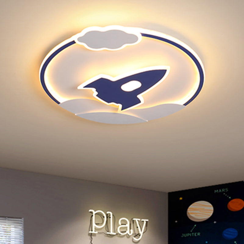 Kids Flush Mount Light Metal LED Ceiling Mount Light Fixture for Children's Room