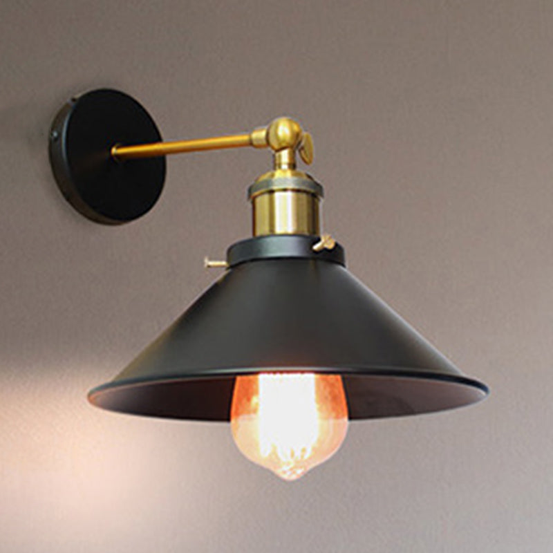 Kegelmetallische Wandmauermauerlichter Industrie 1-Licht-Leuchtenbeleuchtung