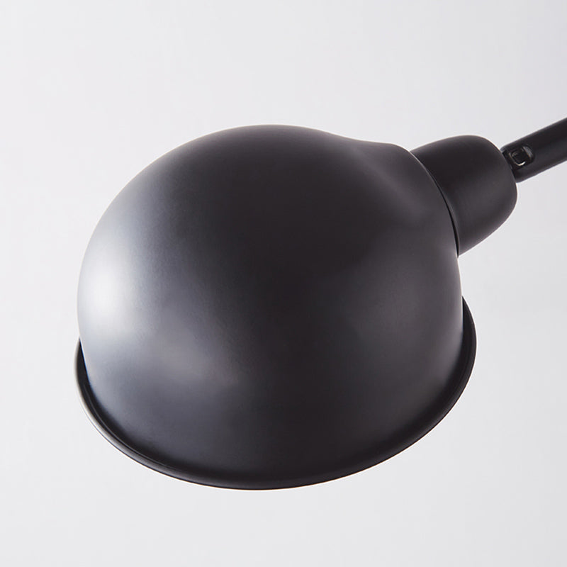 1-Light Wall Mount Lights Industrial Dome Shade Metal Sconces Wall Lights in Black