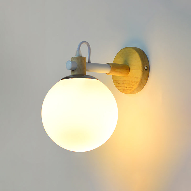 Moderni macaron nordici in stile unica sfumatura da parete funce metallo 1 flioncini leggeri