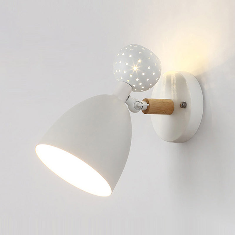 Moderni macaron nordici in stile geometrico da parametro sconde da parete 1 metallo 1 fonce luce