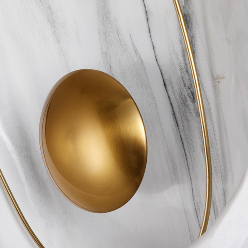 Eigentijdse geometrische wandlichtwagentjes harswandmontage lamp voor woonkamer