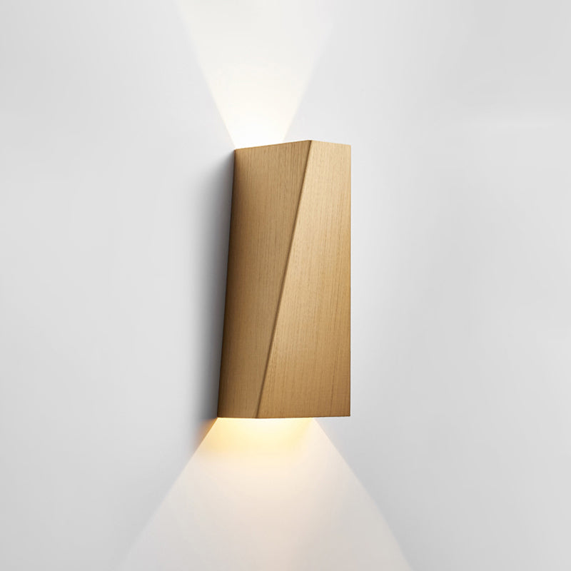 Aluminium minimalisme wandlamp armatuur 1-licht LED SCONCE Licht voor slaapkamer