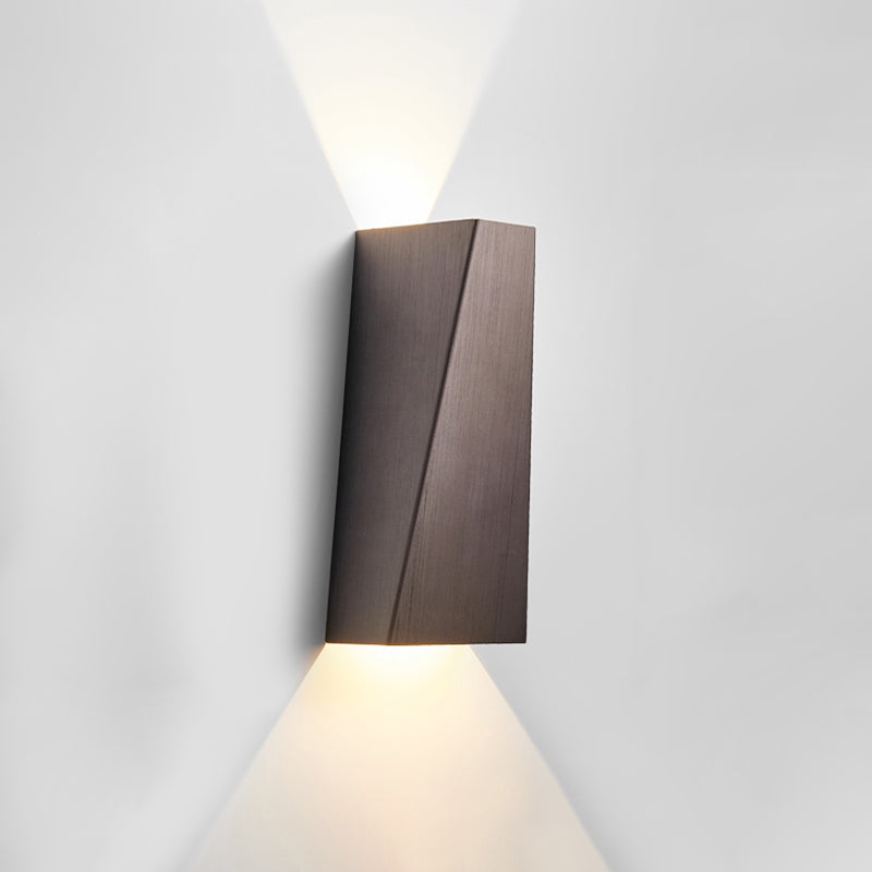 Aluminium minimalisme wandlamp armatuur 1-licht LED SCONCE Licht voor slaapkamer