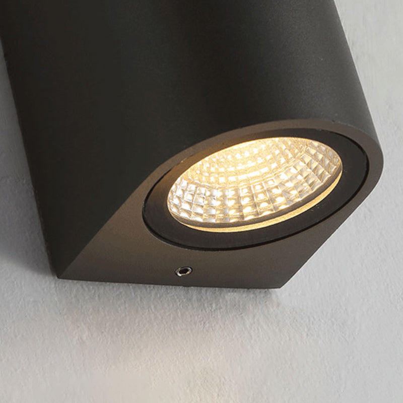 Stile moderno la lampada nera di scarpa da lampada geometrica in alluminio funce illuminazione sconde