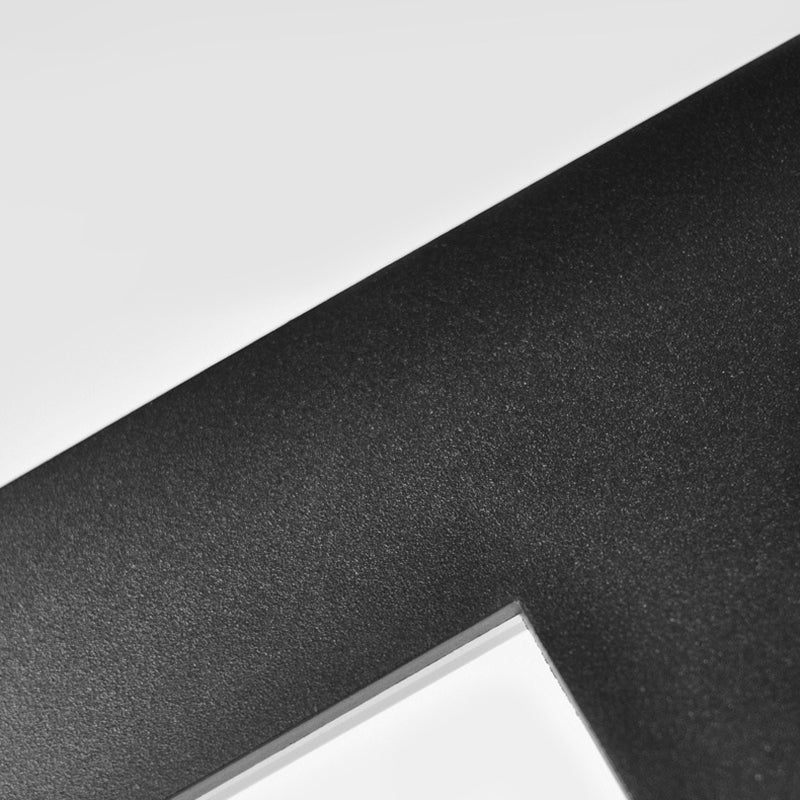 1-licht lineaire wandwandeling moderne eenvoudige stijl spiegelmuurverlichting in zwart