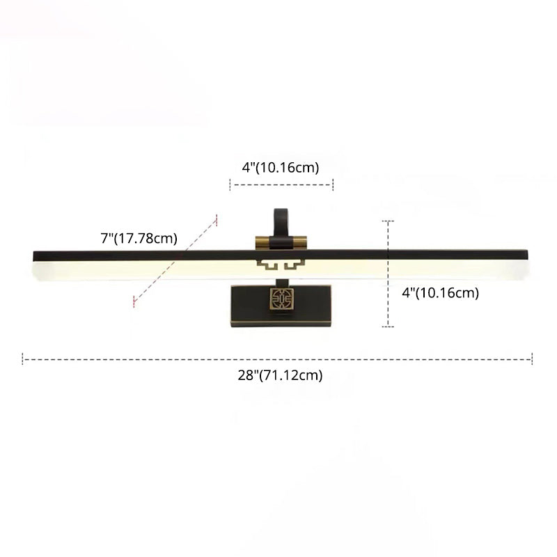 Metal linear Shade Wall Lights Modern Style 1 Head Wall Lighting Fixtures
