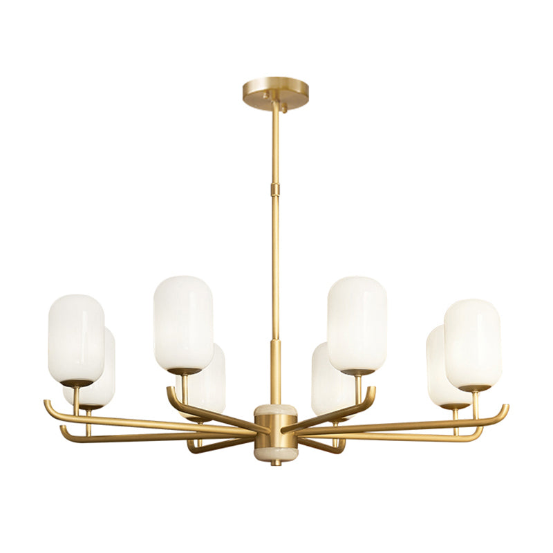 Bronze Chandelier Light Fixtures Sputnik Modern Ceiling Light Fixture for Living Room