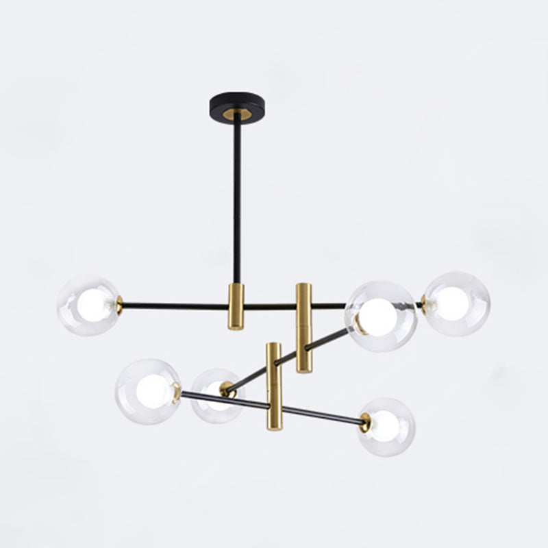 Moderni lampadari a LED Bubble lampadario lampadario Fissature di illuminazione vetro