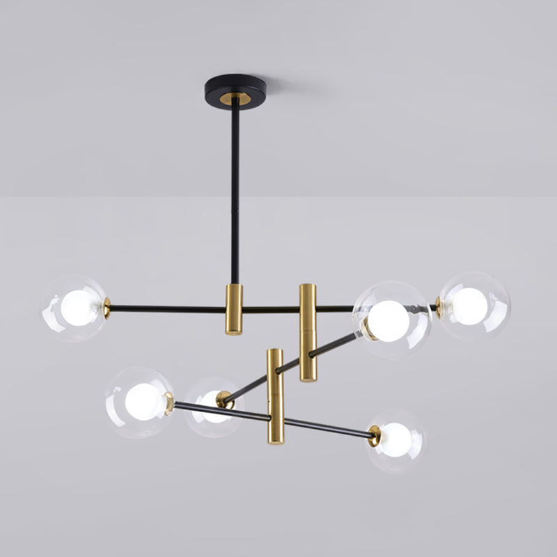 Moderni lampadari a LED Bubble lampadario lampadario Fissature di illuminazione vetro