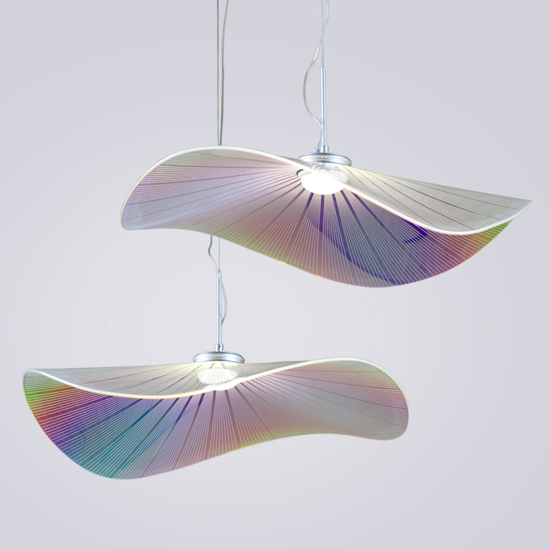 Acrylique Pendentif suspendu contemporain Pendant à 1 lumière pour salle à manger