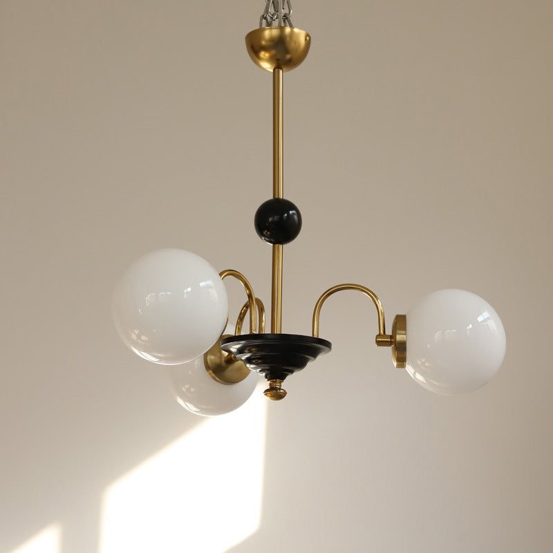 Lampada lampadina a globo Illuminazione a sospensione moderna in vetro bianco per il ristorante