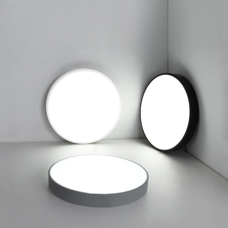 Modern Style Simple Flush Mount Ceiling Light with Acrylic Shade for Bedroom