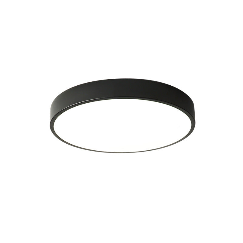 Modern Style Simple Flush Mount Ceiling Light with Acrylic Shade for Bedroom