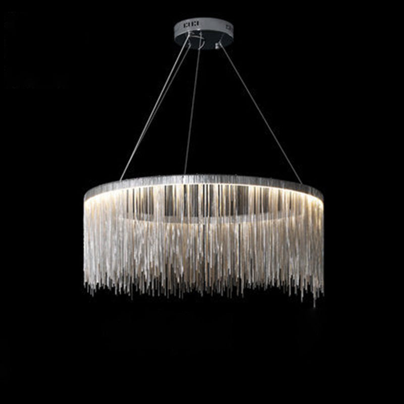Postmodern Hanging Lights Metal Suspended Lighting Fixture for Living Room Dinning Room