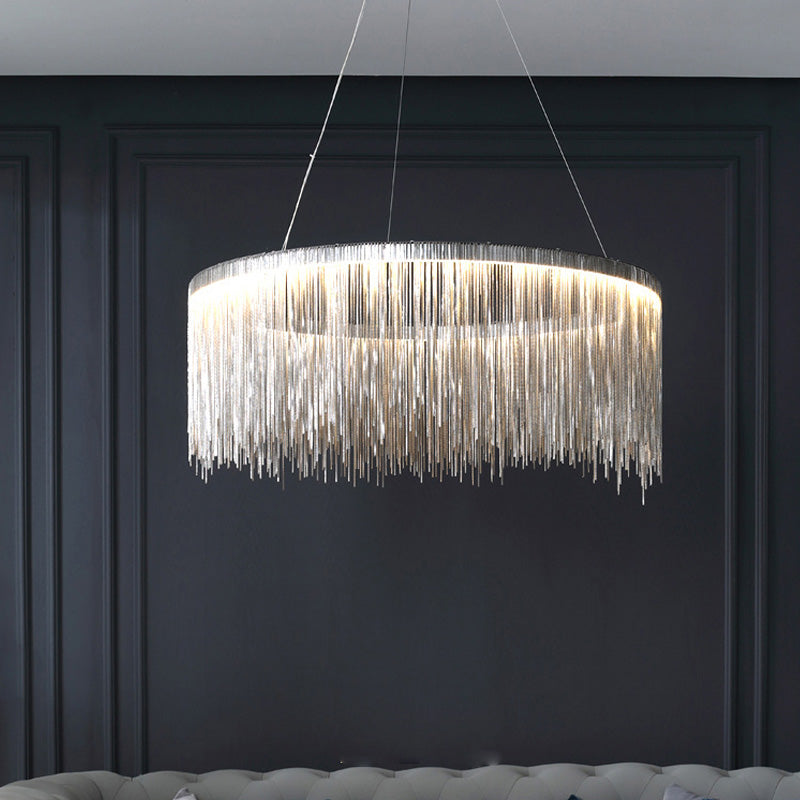 Postmodern Hanging Lights Metal Suspended Lighting Fixture for Living Room Dinning Room