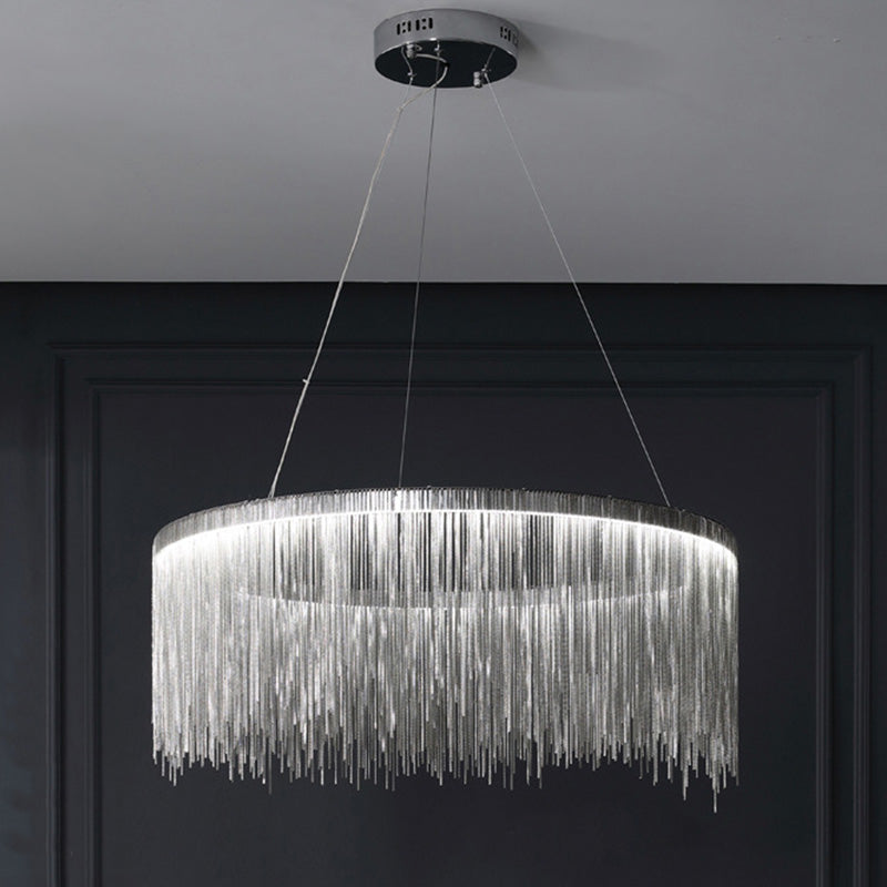 Postmodern Hanging Lights Metal Suspended Lighting Fixture for Living Room Dinning Room