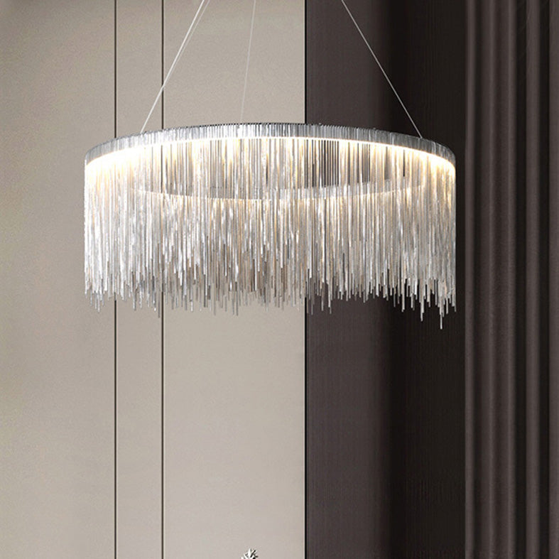 Postmodern Hanging Lights Metal Suspended Lighting Fixture for Living Room Dinning Room