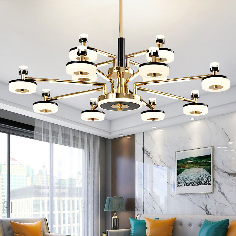 2 Bulbs Quantity Optional Modern Chandelier Pendant Light for Living Room Dining Room