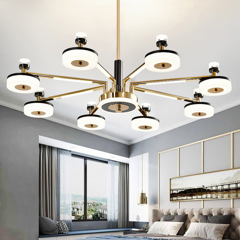 2 Bulbs Quantity Optional Modern Chandelier Pendant Light for Living Room Dining Room